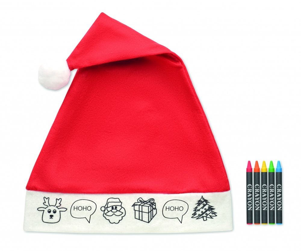 Logo trade advertising products picture of: Kids Santa hat
