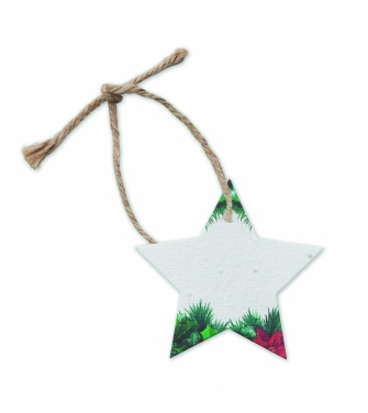 Logo trade advertising product photo of: Seed paper Xmas ornament