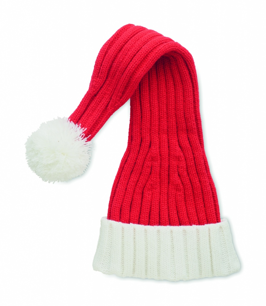 Logo trade advertising products picture of: Long Christmas knitted beanie