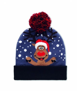 Logo trade advertising products picture of: Christmas knitted beanie LED