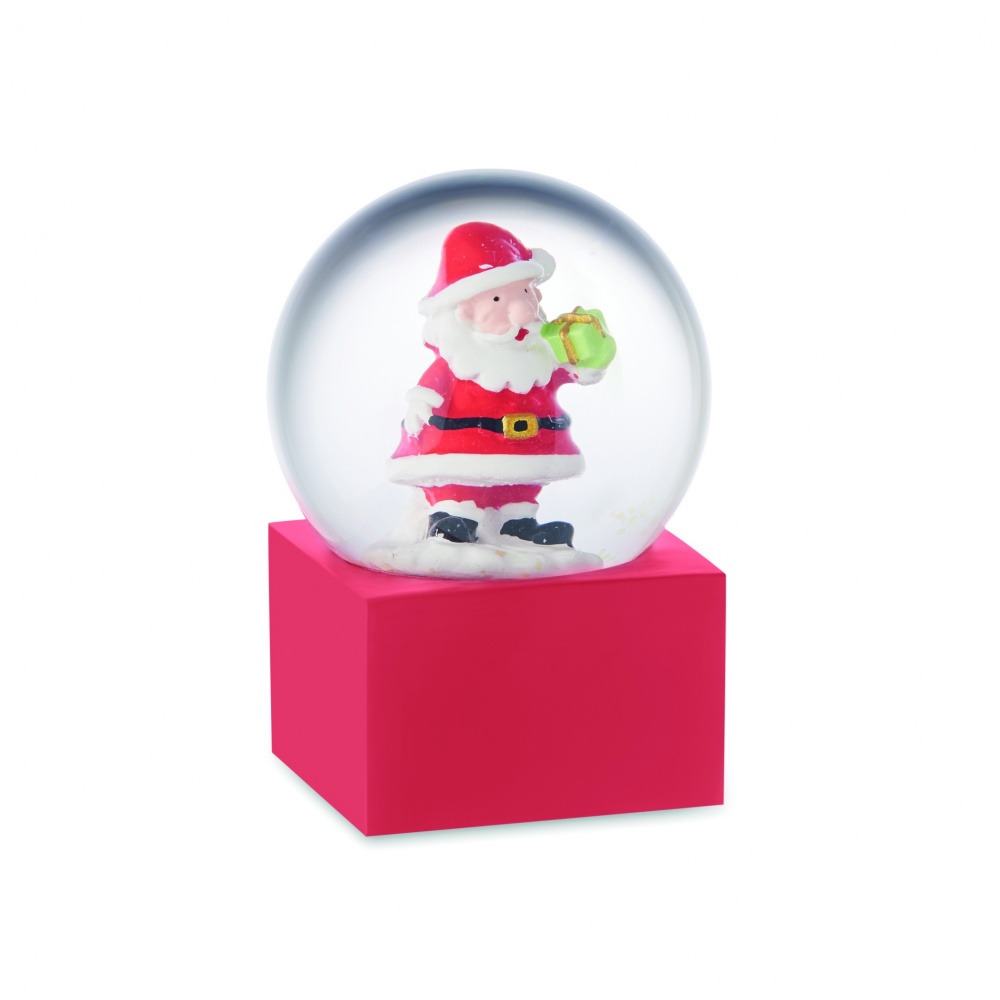 Logo trade promotional products image of: Small snow ball glass ornament