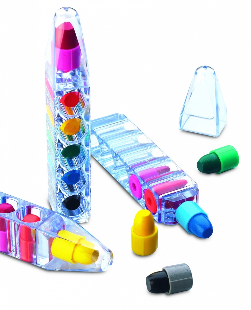 Logotrade corporate gift picture of: Set of 6 wax crayons