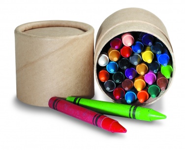 Logo trade promotional items image of: 30 wax crayons
