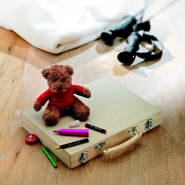Logo trade promotional products picture of: Artist's set in wooden box