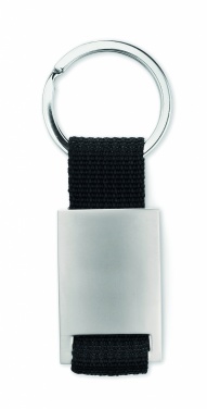 Logo trade corporate gifts image of: Metal rectangular key ring Espoo