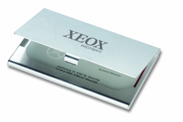 Logo trade promotional products image of: Aluminium business card holder