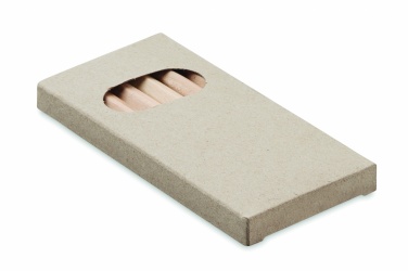 Logotrade promotional giveaways photo of: 6 coloured pencils in box