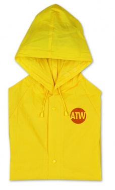 Logo trade advertising products image of: PVC raincoat with hood