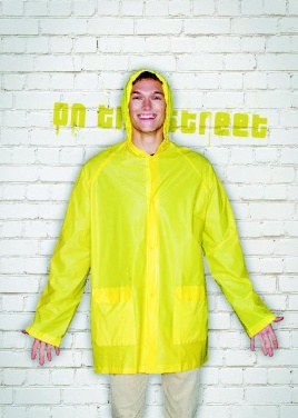 Logo trade promotional item photo of: PVC raincoat with hood