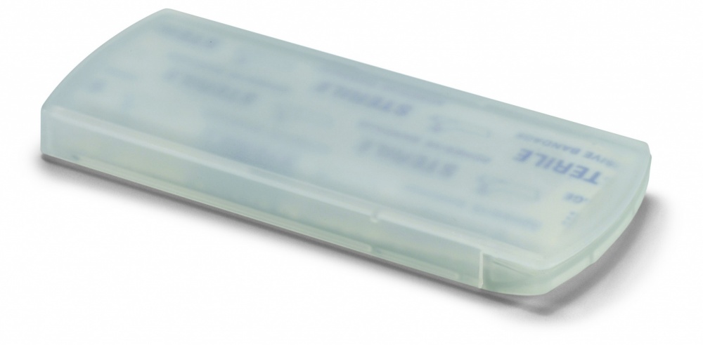Logo trade promotional merchandise image of: Container with plasters