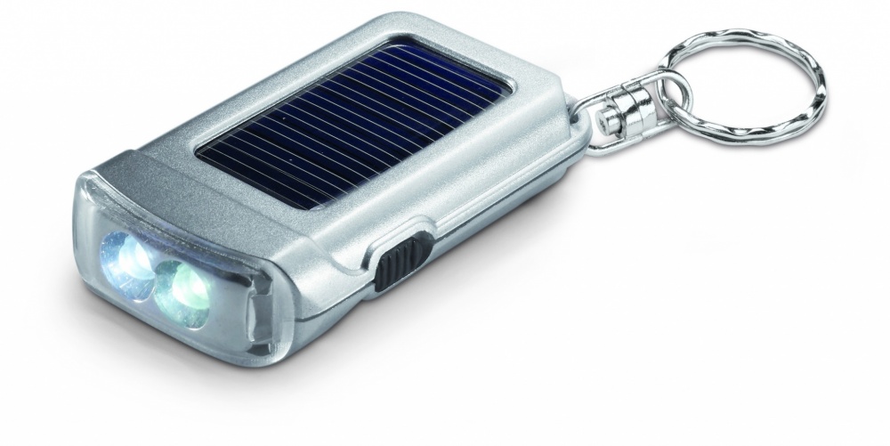 Logotrade advertising products photo of: Solar powered torch key ring Vaasa