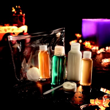 Logotrade promotional giveaway image of: Travelling pouch with bottles