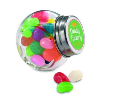 Logo trade promotional products image of: Glass jar with jelly beans