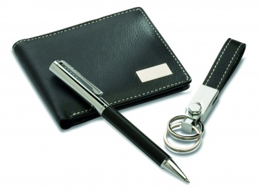 Logo trade promotional products image of: Ball pen key ring and wallet Lappeenranta