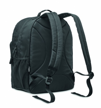 Logo trade promotional giveaways image of: 300D RPET laptop backpack