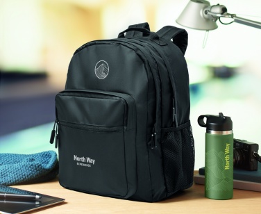 Logotrade promotional products photo of: 300D RPET laptop backpack