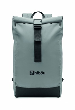 Logo trade promotional gifts image of: Reflective Rolltop backpack