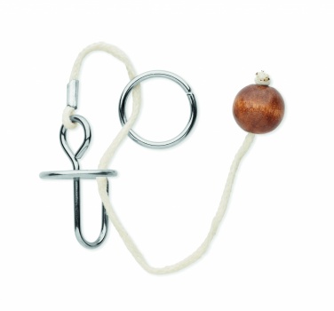 Logo trade advertising products image of: Set of 2 metal brain teasers