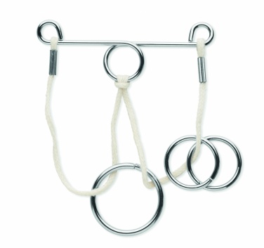 Logo trade advertising products image of: Set of 2 metal brain teasers