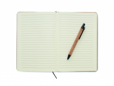 Logo trade promotional items image of: A5 portfolio in cork