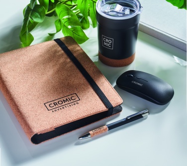 Logo trade promotional products picture of: A5 portfolio in cork