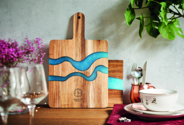 Logo trade promotional giveaways image of: Acacia wood serving board