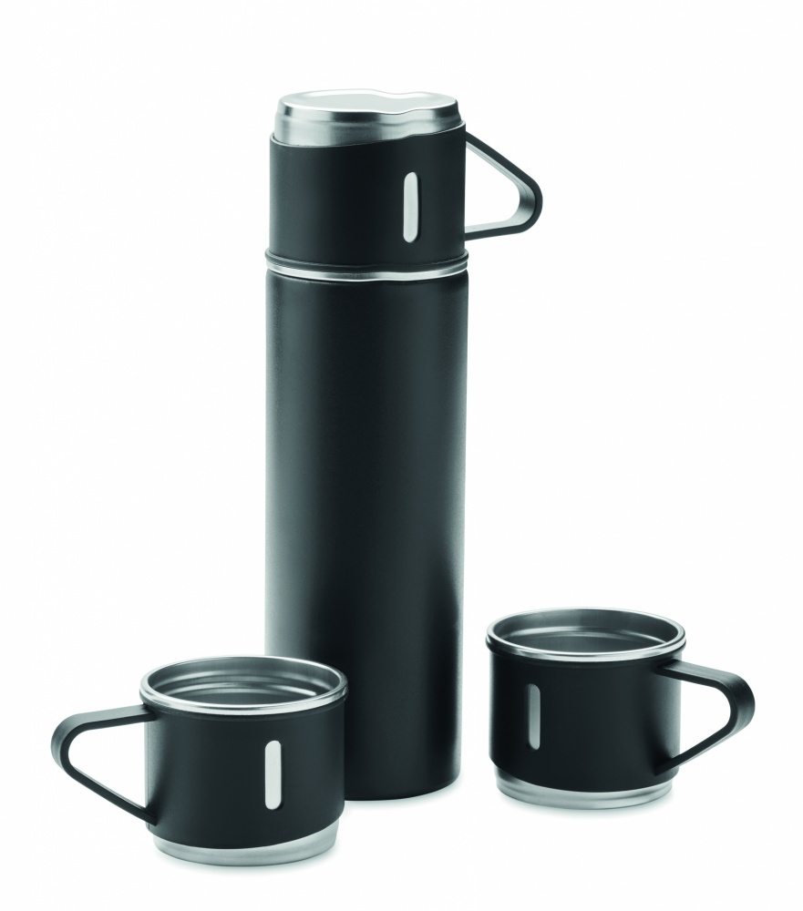 Logo trade promotional item photo of: Double wall bottle and cup set