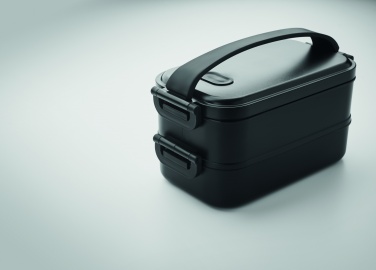 Logo trade business gifts image of: Lunch box in recycled PP