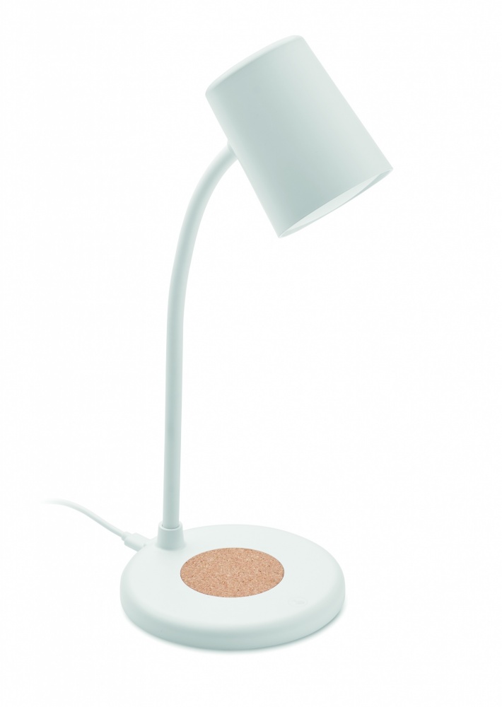 Logo trade corporate gifts picture of: Wireless charger, lamp speaker