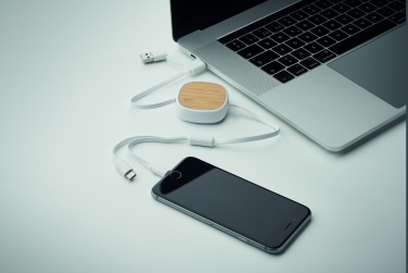 Logo trade advertising product photo of: Retractable charging USB cable