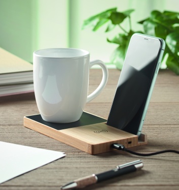 Logo trade corporate gifts picture of: 1Wireless charger mug warmer