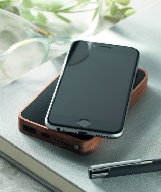 Logotrade promotional gifts photo of: Wireless 4000 mAh Power bank