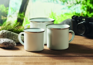 Logo trade promotional merchandise image of: Enamel sublimation mug 200ml