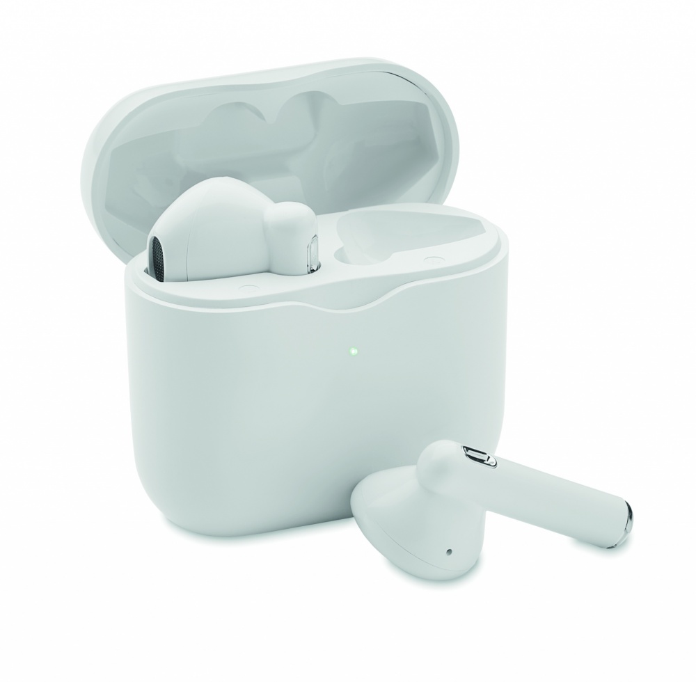 Logotrade promotional product picture of: TWS earbuds with charging base
