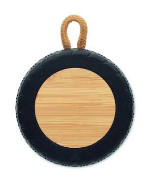 Logo trade promotional merchandise photo of: Wireless speaker tire shaped
