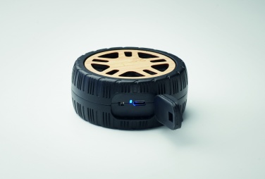 Logotrade promotional item image of: Wireless speaker tire shaped