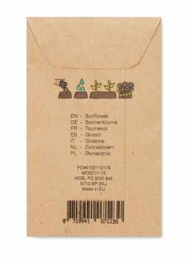 Logo trade corporate gifts image of: Sunflower seeds in envelope