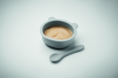 Logo trade promotional products picture of: Silicone spoon, bowl baby set
