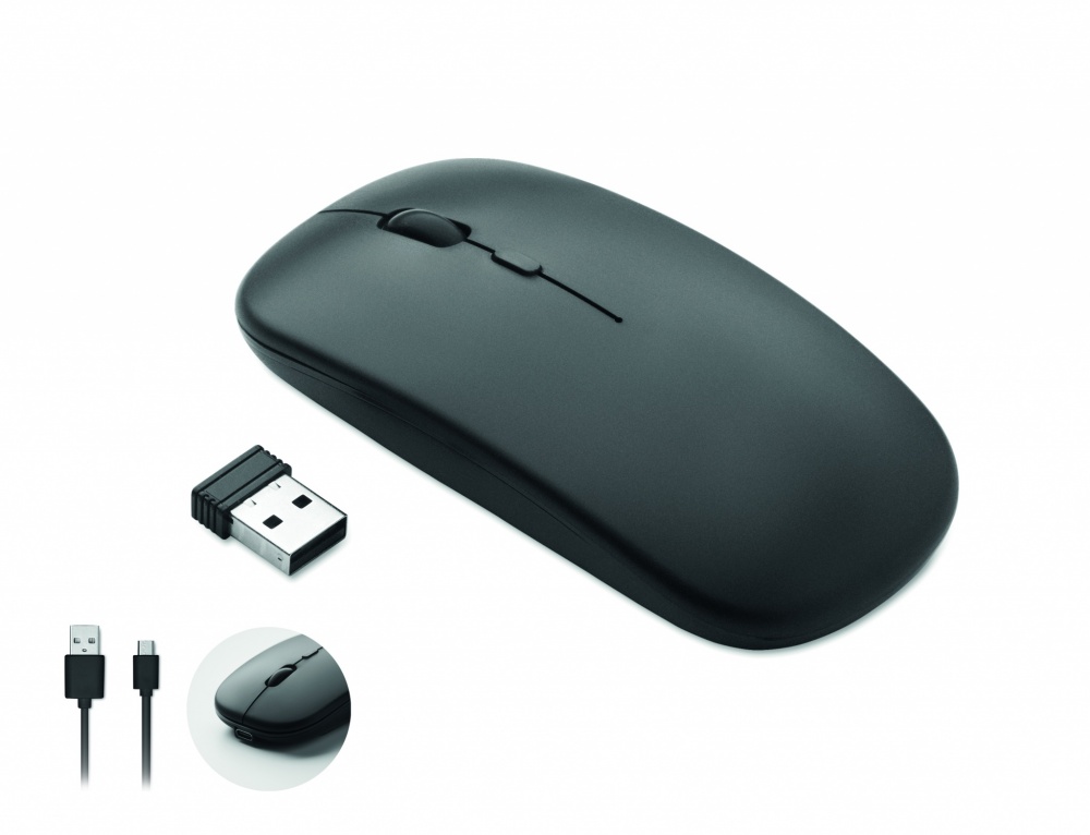 Logotrade promotional item image of: Rechargeable wireless mouse