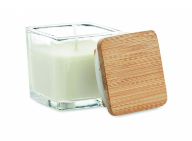 Logo trade advertising products image of: Squared fragranced candle 50gr