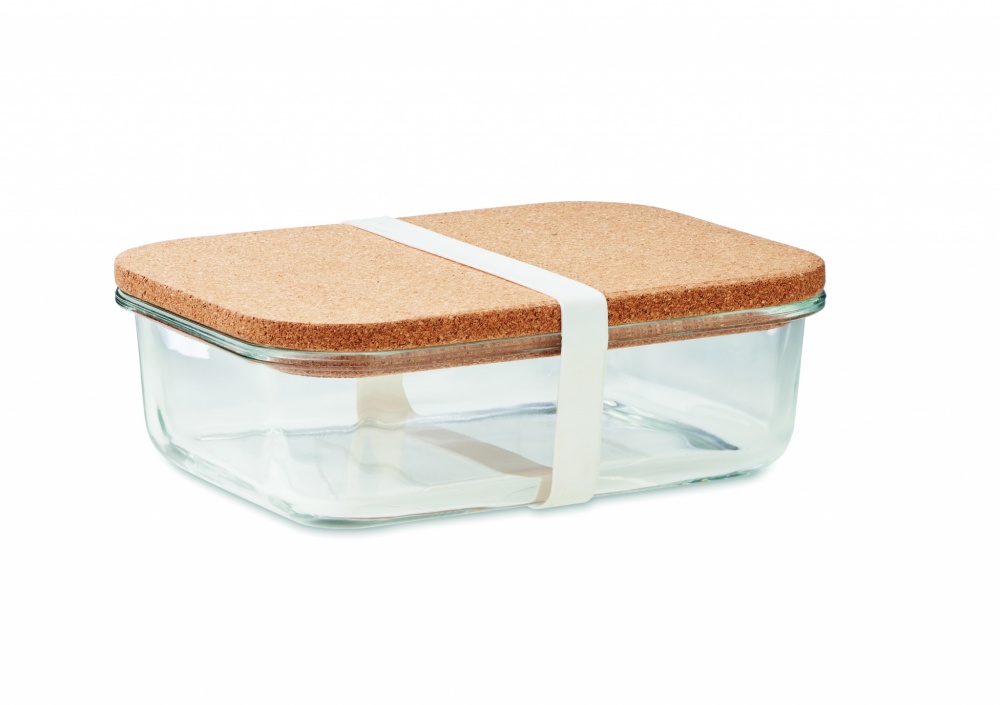 Logo trade promotional products picture of: Glass lunch box with cork lid
