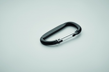 Logo trade promotional giveaway photo of: Carabiner clip in aluminium.