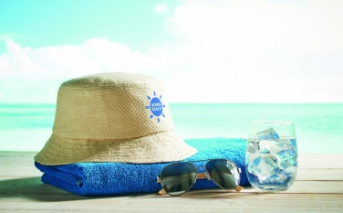 Logo trade promotional giveaways image of: 9aper straw bucket hat