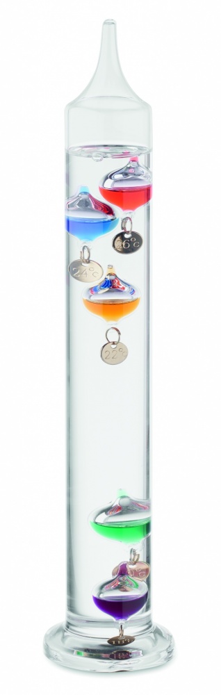 Logo trade promotional items image of: Galileo thermometer glass 28cm