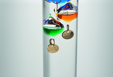 Logo trade promotional products image of: Galileo thermometer glass 28cm