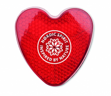 Logotrade promotional items photo of: Heart shaped reflector light