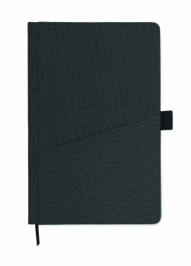 Logo trade promotional products picture of: A5 notebook PU front pocket