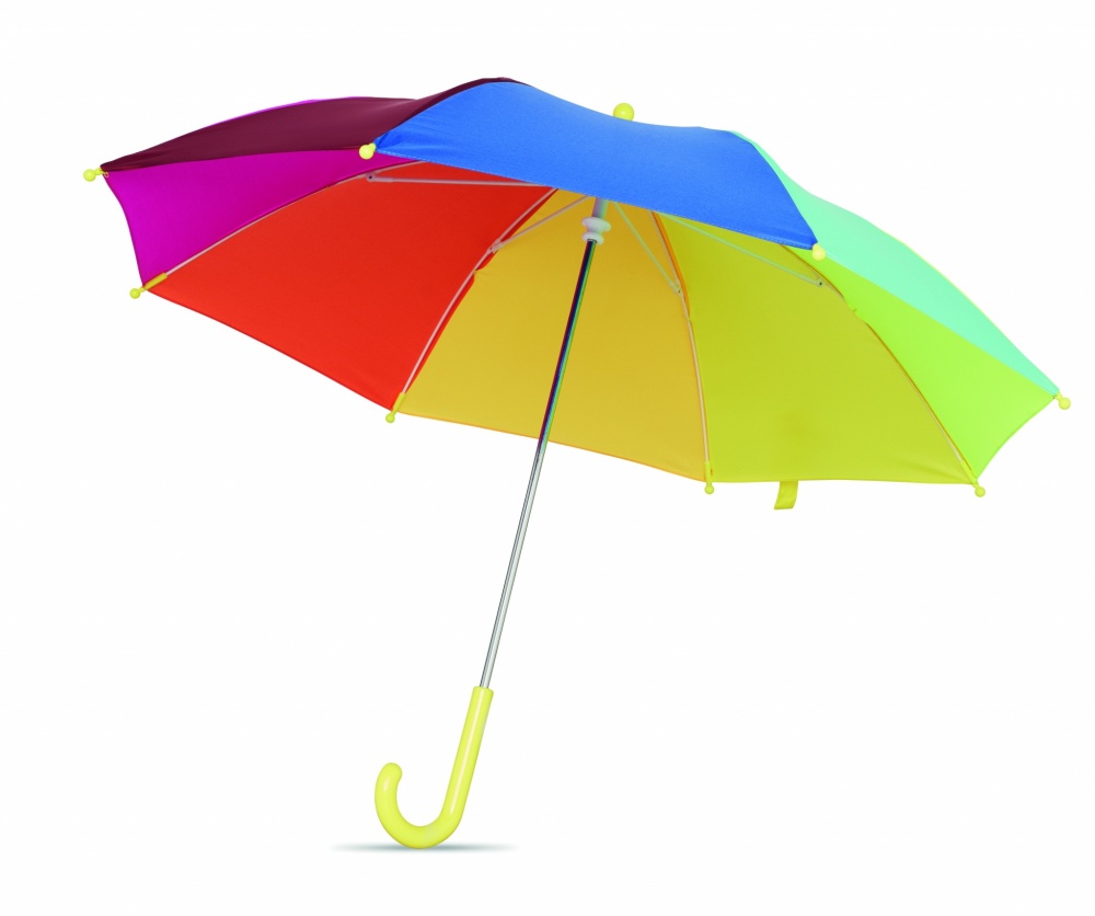 Logo trade promotional giveaways image of: 18 inch kids umbrella