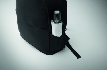 Logotrade promotional merchandise photo of: A 15-inch laptop backpack made of recycled pre-consumer cotton and recycled polyester with customizable printing.