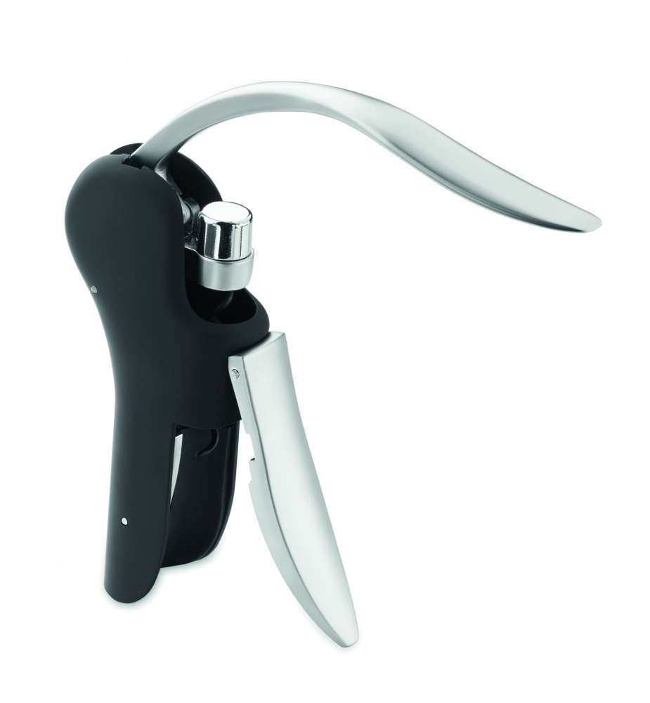 Logo trade promotional giveaway photo of: Automatic lever corkscrew